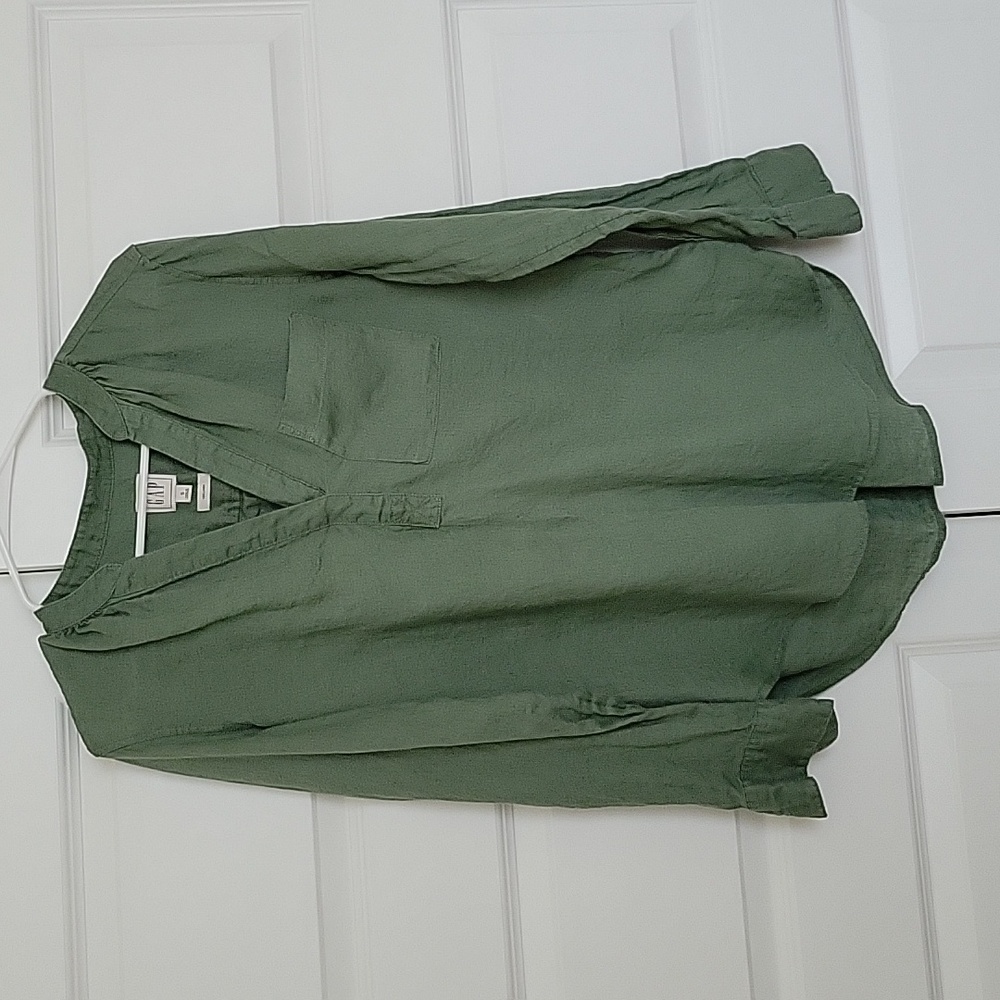 Gap Women's Linen Tunic Shirt Size S